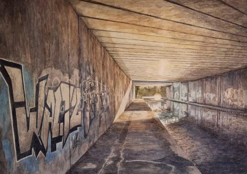 Bridge Number 75 Sunset Christmas Day
